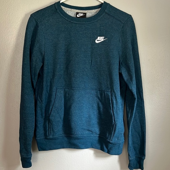 Nike blue long sleeve sweatshirt - Picture 1 of 4